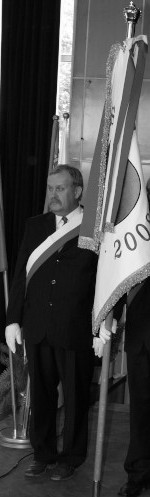 Uroczystość przekazania sztandaru Powiatu Augustowskiego w dniu 6 czerwca 2008 r.- śp. Dariusz Bednarczyk