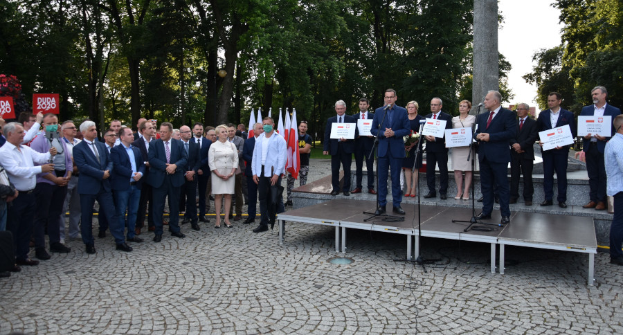 Wizyta Premiera Morawieckiego w Augustowie w dn. 2 lipca 2020 r.