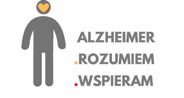 Logo: Alzheimer - rozumiem - wspieram