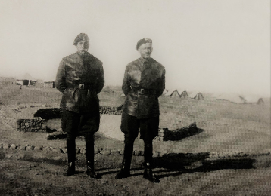 Od lewej: płk Mikołaj Wisznicki oraz mjr Kazimierz Zaorski